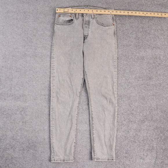 Levi's 501 Red Tab 26x28 Inseam 27 Gray Denim Jeans - Picture 4 of 13